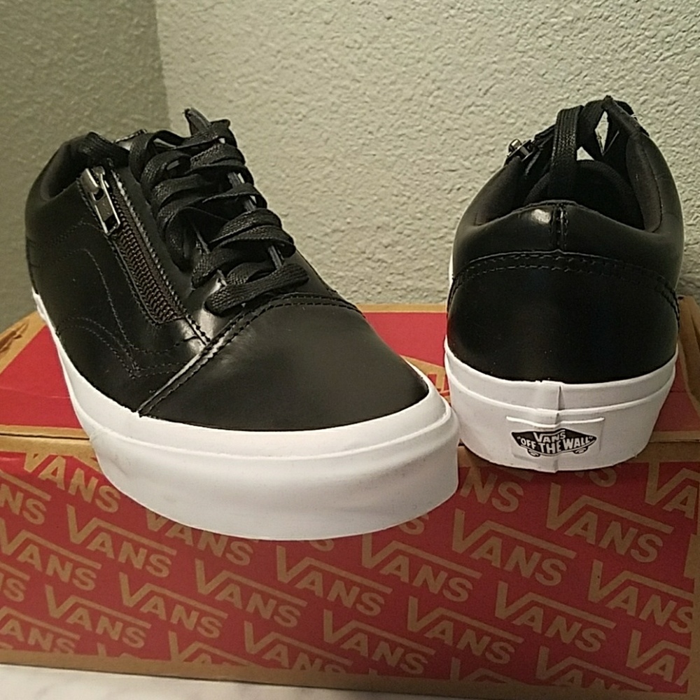 Nwt Vans Old skool zip dx leather